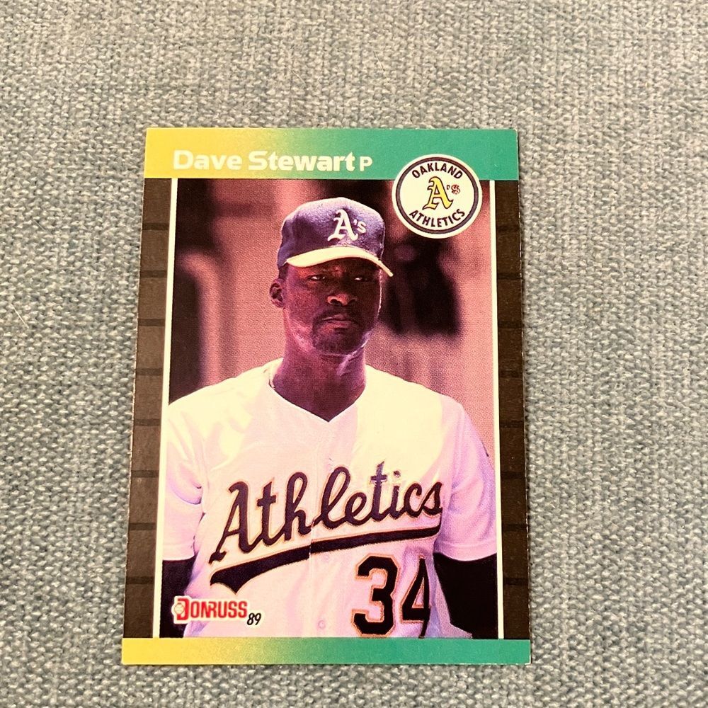1989 Donruss Oakland A's Baseball Card Trading Card